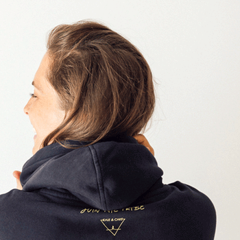 | color:schwarz |yoga hoodie sinah diepold kale&cake |hoodie mond sonne