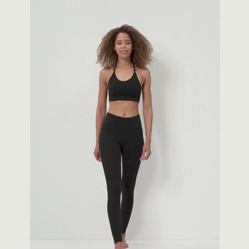 | color:schwarz |yoga leggings schwarz baumwolle |yoga kleidung |leggings blickdicht